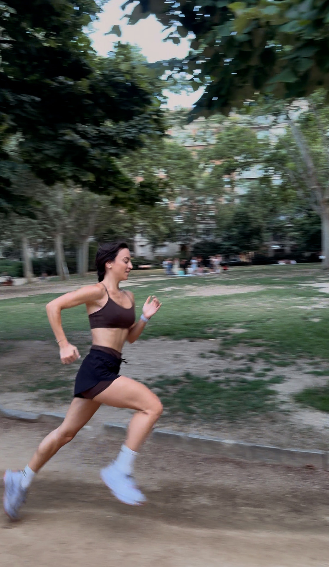 Ingrid Pino entrenando